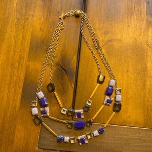 Kate Spade- three tier statement necklace